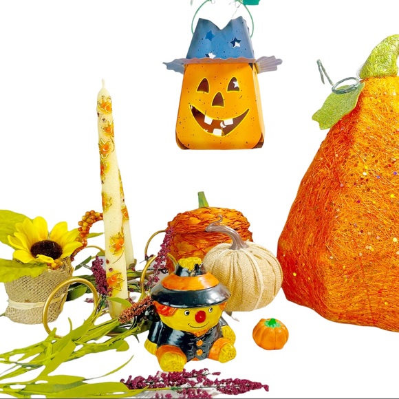 Metal Halloween Hanging Tea light Jack O’ Lantern - Picture 4 of 12